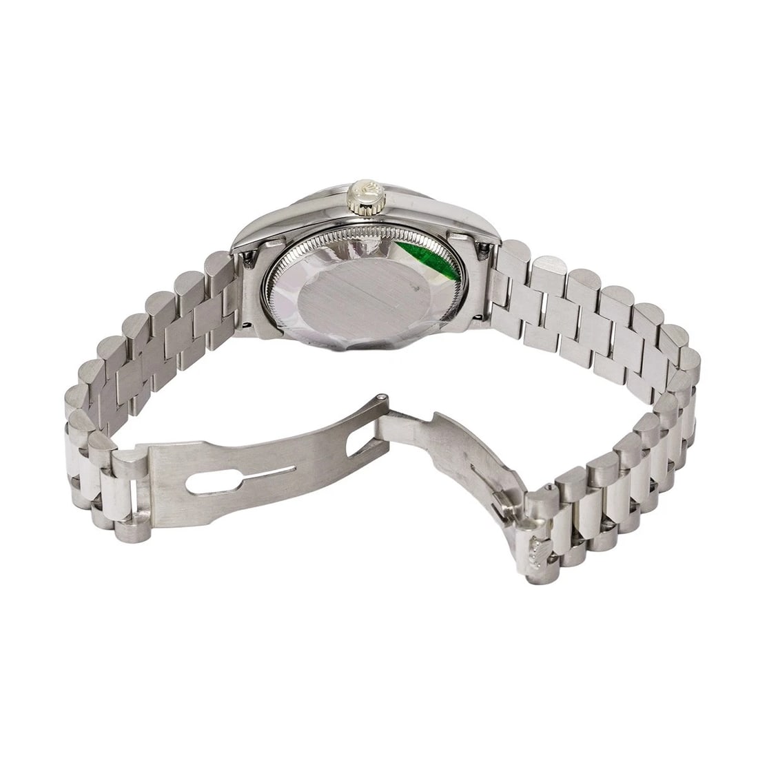 ROLEX DATEJUST SILVER COMPUTER DIAMOND WATCH - 4