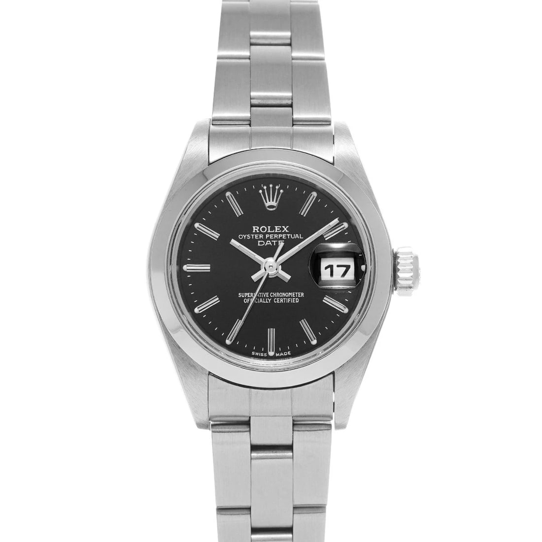 ROLEX OYSTER PERPETUAL BLACK WATCH (1 of 4)