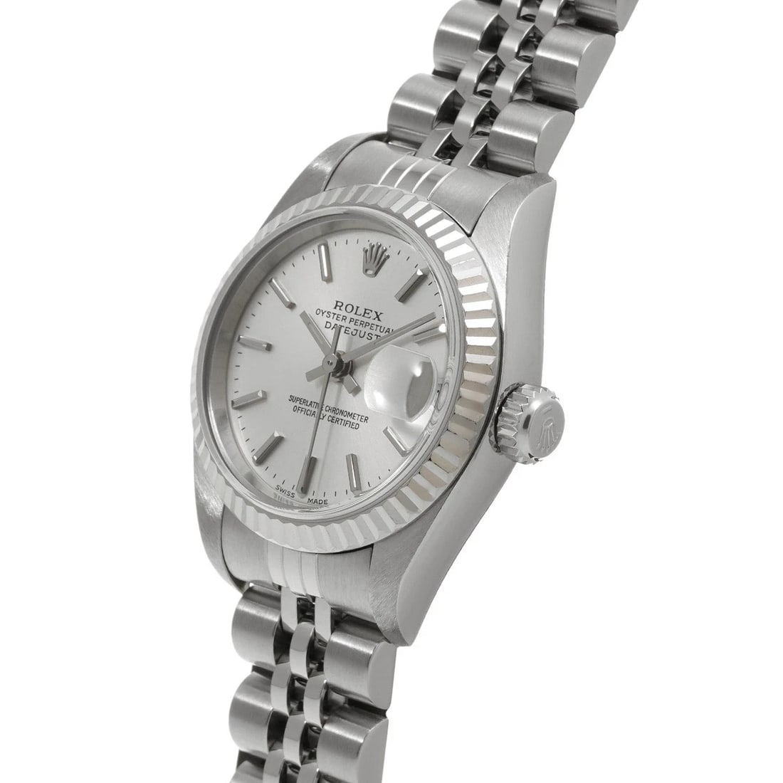 ROLEX DATEJUST SILVER WATCH - 2