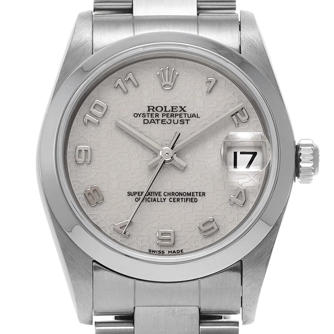 ROLEX DATEJUST IVORY COMPUTER WATCH - 4