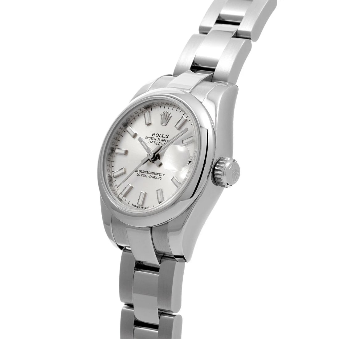 ROLEX DATEJUST SILVER WATCH - 2