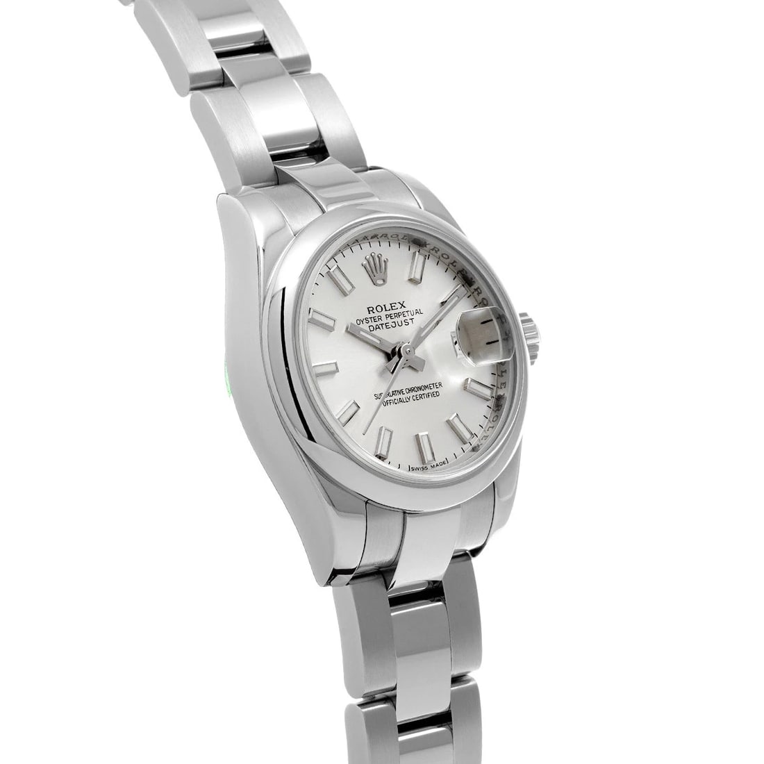 ROLEX DATEJUST SILVER WATCH - 3