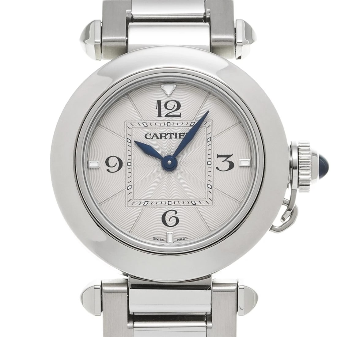 CARTIER PASHA SILVER WATCH - 4