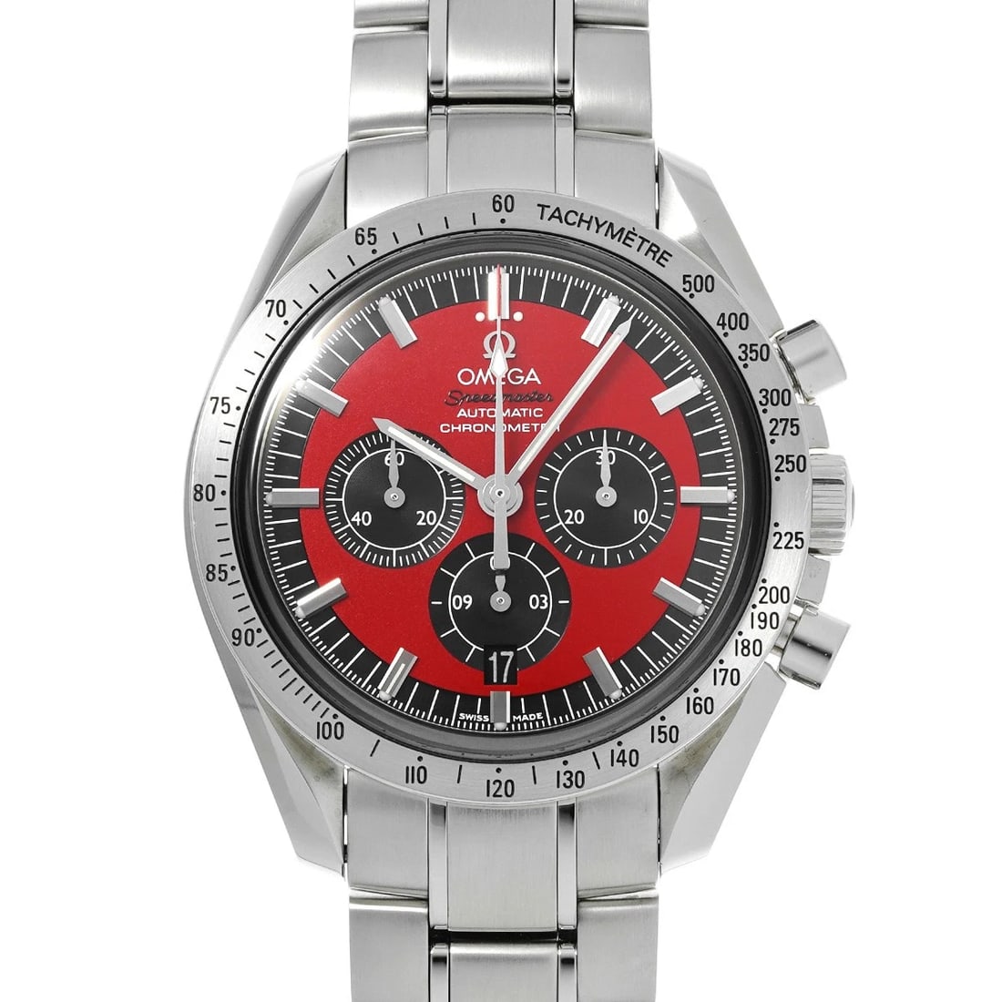 OMEGA SPEEDMASTER LEGEND MICHAEL SCHUMACHER RED BLACK WATCH (1 of 4)