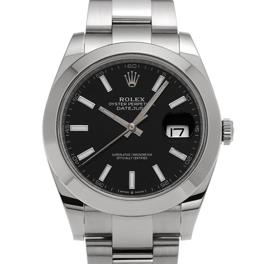 ROLEX DATEJUST BLACK WATCH: ROLEX Datejust black WATCH Brand: ROLEX Type: Wristwatch Material: Band Material Stainless steel, Case Material Stainless steel Color: Dial Color black Size: Case H/about 41mm W/about 41mm