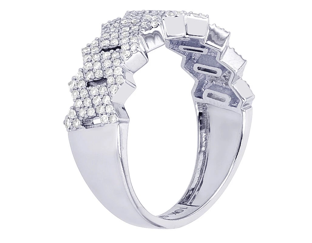 CUBAN LINK REAL DIAMOND PINKY RING (1 of 2)