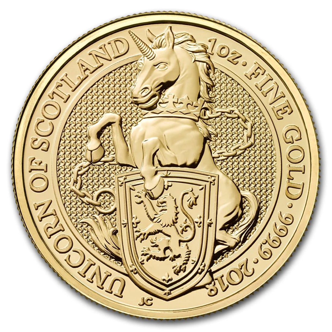 2018 GREAT BRITAIN 1 OZ GOLD QUEEN'S BEASTS THE UNICORN (1 of 2)