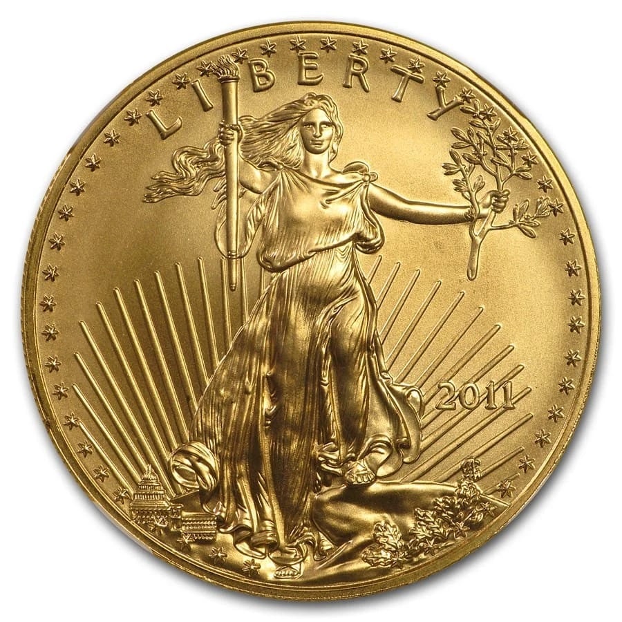 1 OZ AMERICAN GOLD EAGLE (RANDOM YEAR) (1 of 2)