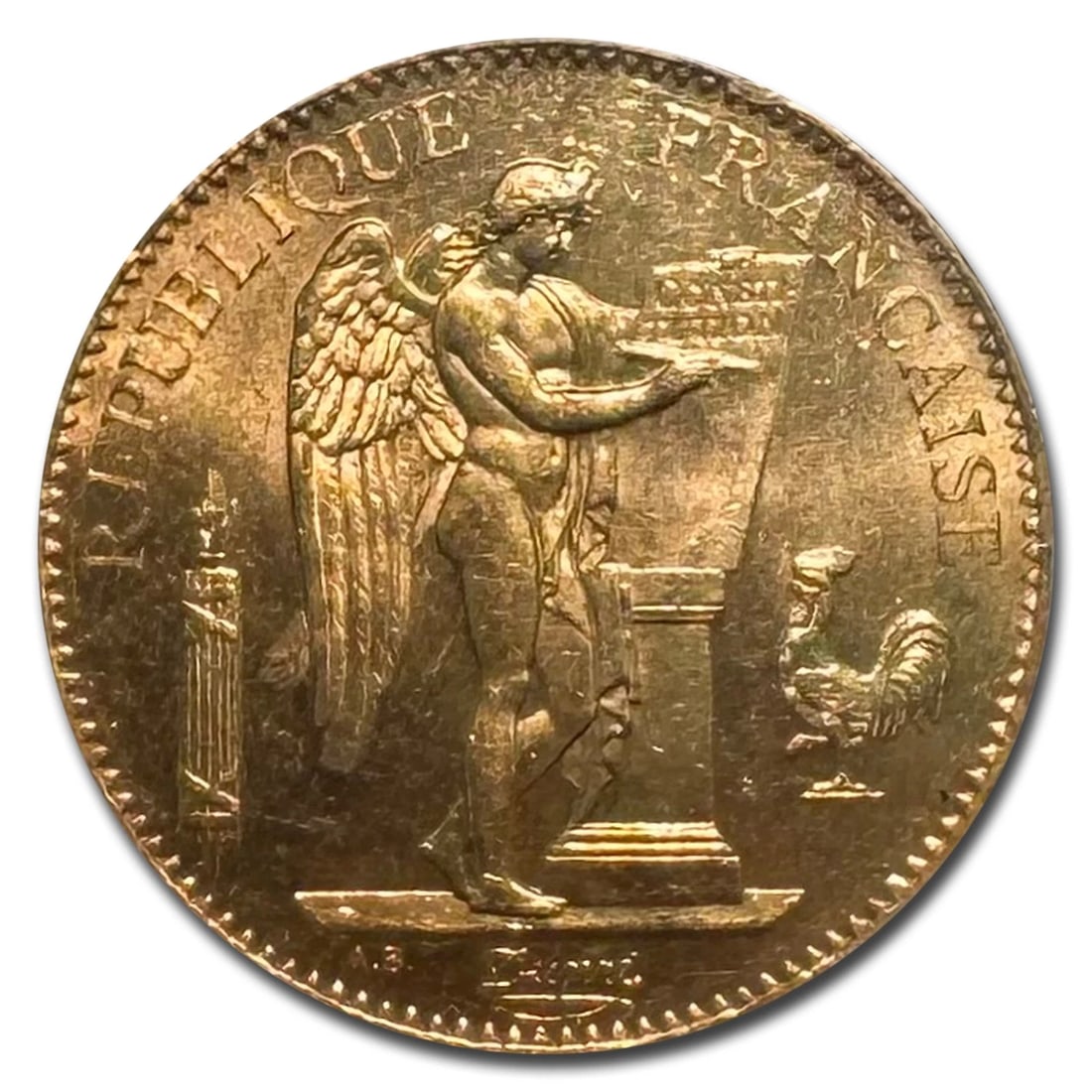 1879-A FRANCE GOLD 100 FRANCS (1 of 2)