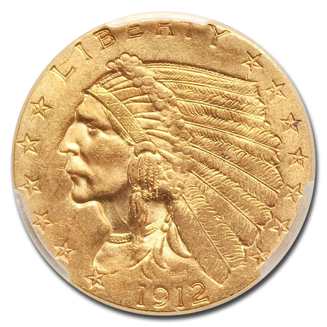 1912 $2.50 INDIAN GOLD QUARTER EAGLE (1 of 2)