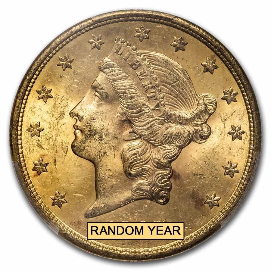 $20 LIBERTY GOLD DOUBLE EAGLE (1800S S-MINT) (1 of 2)