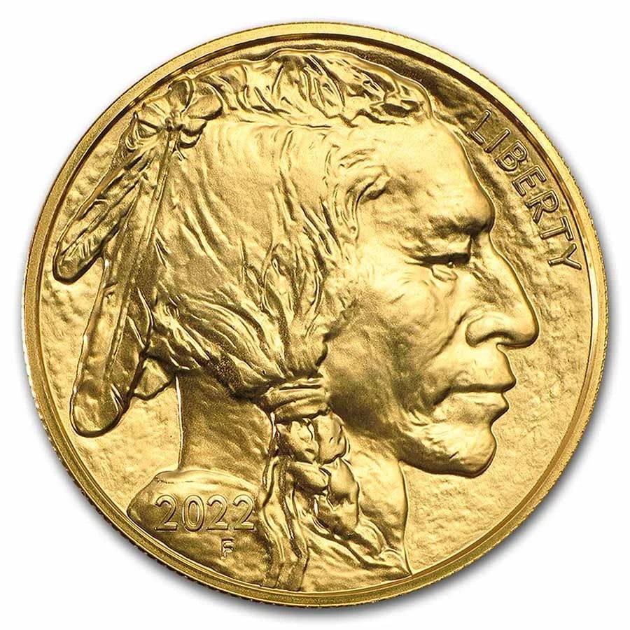 2022 1 OZ GOLD BUFFALO BU (1 of 2)
