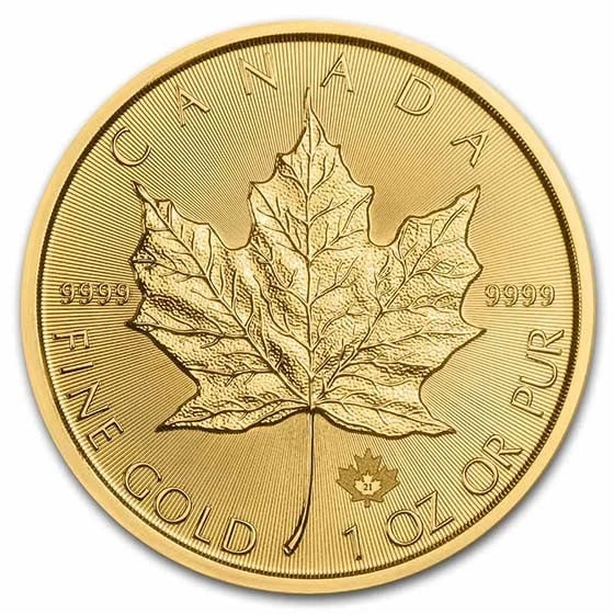 2021 CANADA 1 OZ GOLD MAPLE LEAF BU: 2021 Canada 1 oz Gold Maple Leaf BU Brand : Canada - Royal Canadian Mint Year : 2021 Denomination : $50 Fineness : 0.9999 Country of Origin/Country/Region of Manufacture : Canada Coin : None 