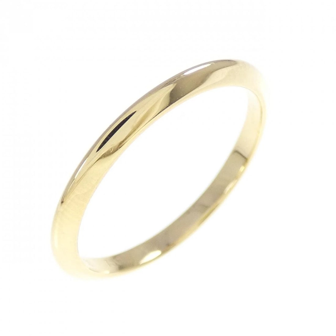 TIFFANY & CO. BAND RING: Tiffany & Co. band Ring Brand: Tiffany Type: Ring Material: 750 Yellow Gold Color: Yellow Gold Size: 5-5.5 (US size) Accessories: None Accessories Notice: When purchasing pre-owned goods,