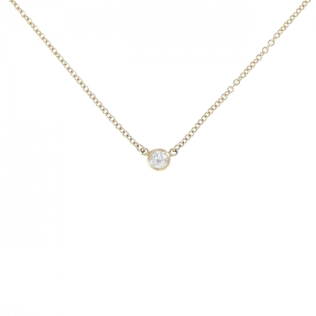 TIFFANY & CO. BY THE YARD NECKLACE: Tiffany & Co. By the Yard Necklace Brand: Tiffany Type: Necklace Material: 750 Yellow Gold Main Stone Natural Color: Yellow Gold Size: 41cm Accessories: None Accessories Notice: When