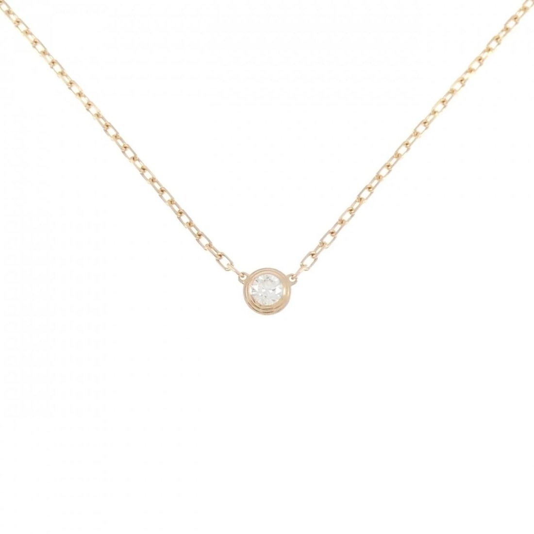 CARTIER D'AMOUR SMALL NECKLACE: Cartier d'Amour Small Necklace Brand: Cartier Type: Necklace Material: 750 Pink Gold Main Stone Natural Color: Pink Gold Size: 38 41cm Accessories: None Accessories Notice: When purchasing