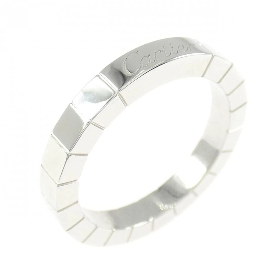 CARTIER LANIERES RING: Cartier Lanieres Ring Brand: Cartier Type: Ring Material: Platinum 950 Color: Platinum Size: 6-6.5 (US size) Accessories: None Accessories Notice: When purchasing pre-owned goods, please