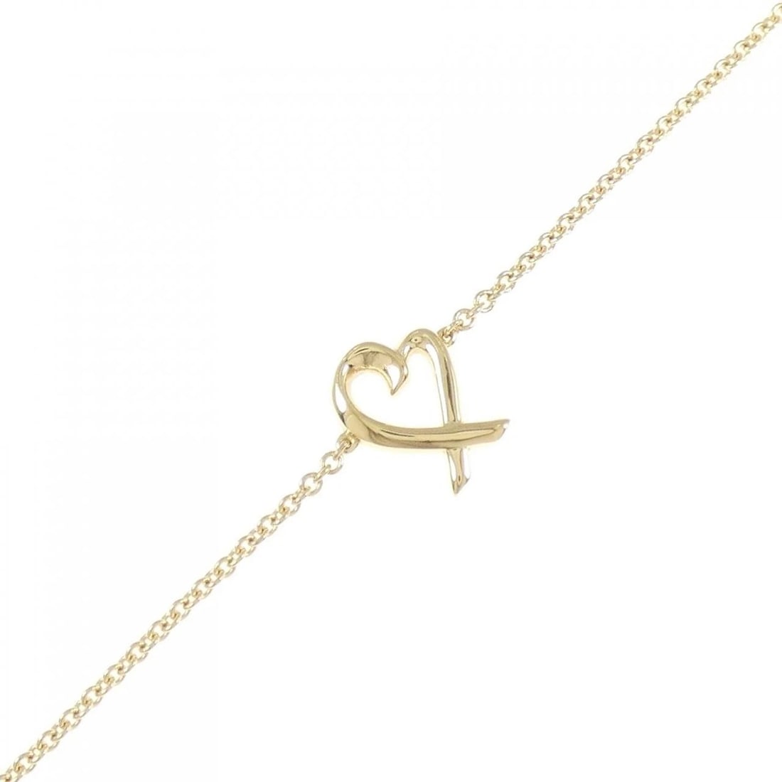 TIFFANY & CO. LOVING HEART MEDIUM BRACELET: Tiffany & Co. Loving Heart Medium Bracelet Brand: Tiffany Type: Bracelet Material: 750 Yellow Gold Color: Yellow Gold Size: 18cm Accessories: None Accessories Notice: When purchasing