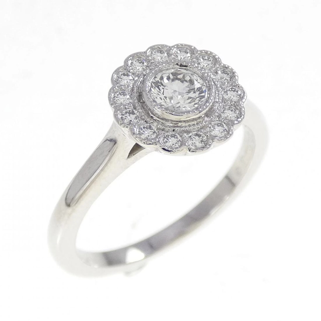 TIFFANY ENCHANT FLOWER RING: Tiffany Enchant Flower Ring Brand: Tiffany Type: Ring Material: Platinum 950 Main Stone Natural Color: Platinum Size: 5 (US size) Accessories: None Accessories Notice: When purchasing