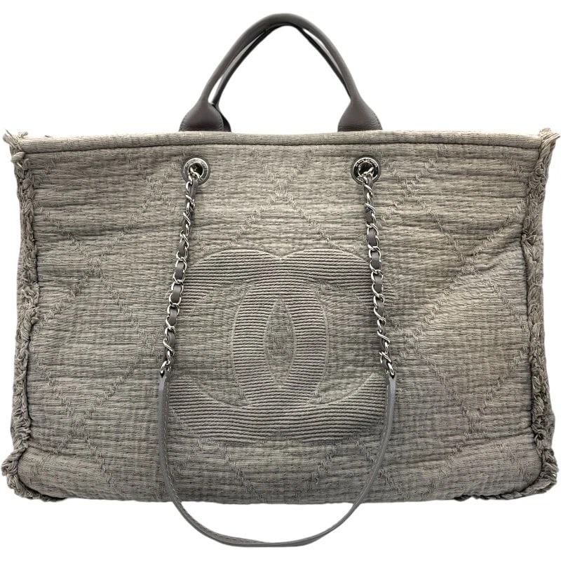CHANEL DEAUVILLE LARGE SHOPPING SHOULDER BAG (1 of 10)