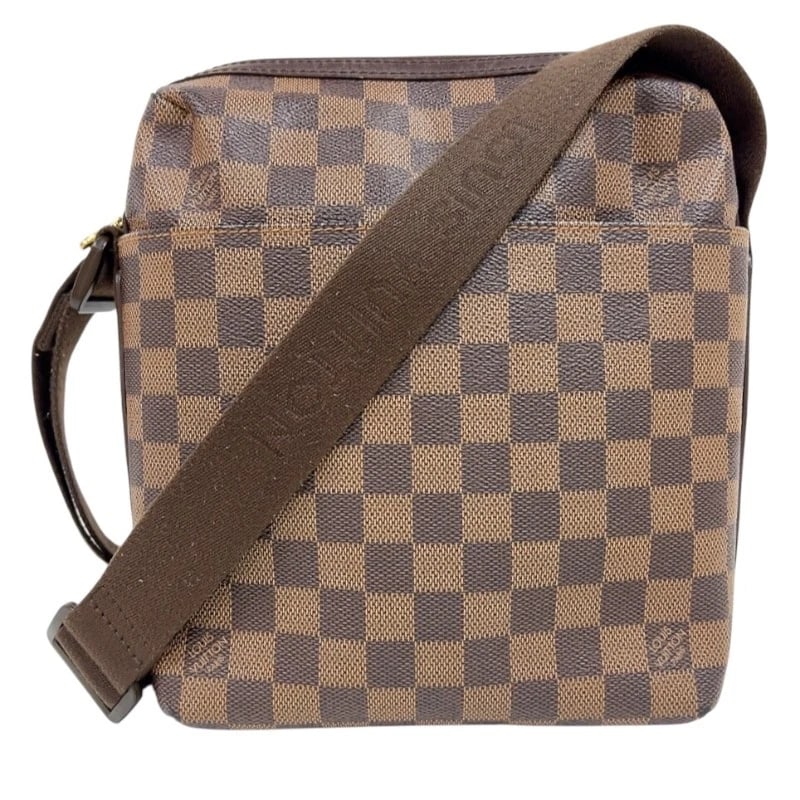 LOUIS VUITTON TROTOR BOBOUR SHOULDER BAG: LOUIS VUITTON Trotor Bobour Shoulder Bag Brand: LOUIS VUITTON Type: Shoulder Bag Material: Damier Color: Brown Gold Hardware Size: W8.7 x H9.8x D2.4inch Shoulder:33.5inch Accessories: None