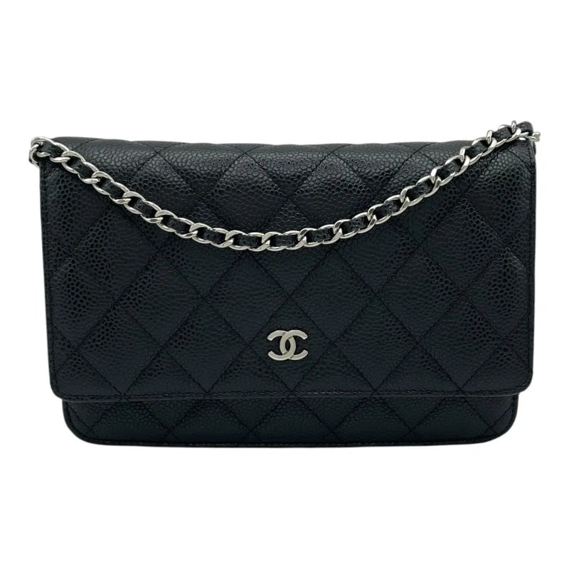 CHANEL MATELASSÉ CHAIN WALLET SHOULDER BAG (1 of 7)
