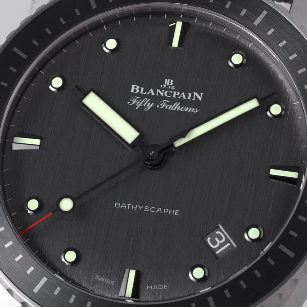 BLANCPAIN FATHOMS BATIS CALFSKIN WATCH - 4