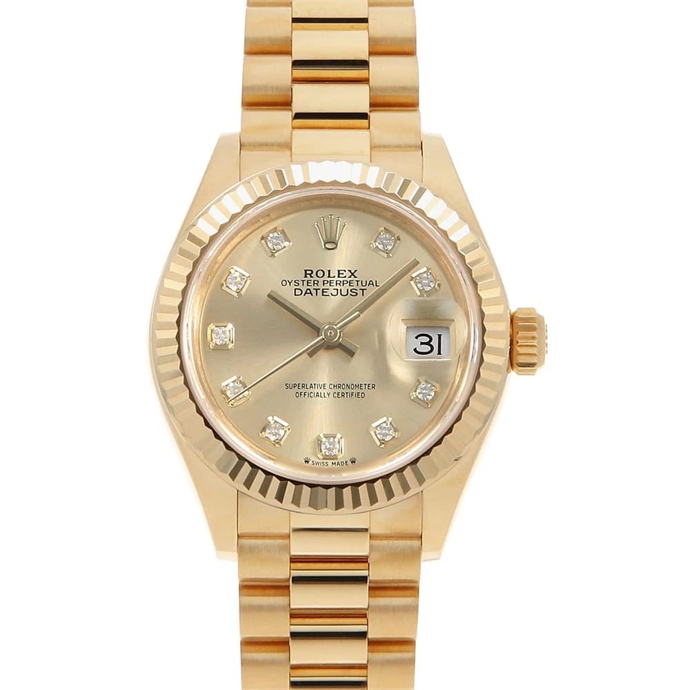 ROLEX DATEJUST PRESIDENT BRACELET DIAMOND CHAMPAGNE WATCH (1 of 5)