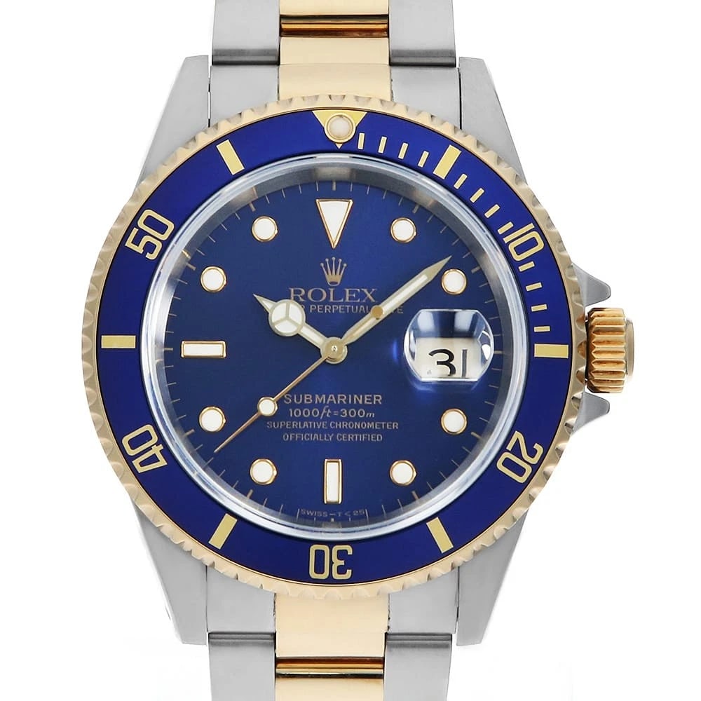 ROLEX SUBMARINER DATE BLUE ALL TRITIUM WATCH (1 of 5)