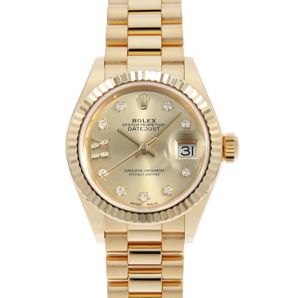 ROLEX DATEJUST PRESIDENT BRACELET CHAMPAGNE WATCH: ROLEX Datejust President Bracelet Champagne, Watch Brand: ROLEX Type: Wrist watch Material: Band Material Yellow Gold, Case Material Yellow Gold Color: Dial Color Champagne Gold Size: Band