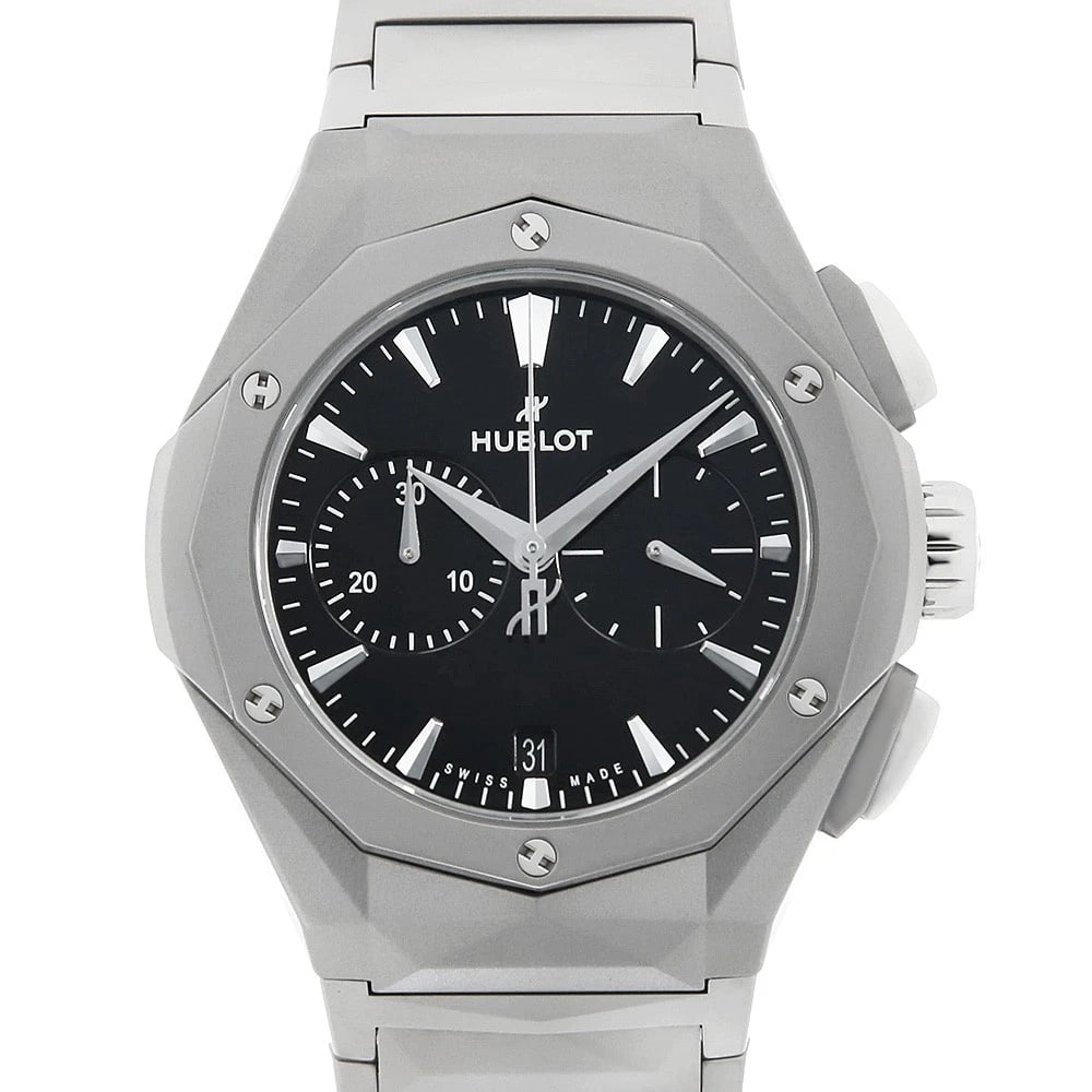 HUBLOT CLASSIC FUSION CHRONOGRAPH ORLINSKI FULL TITANIUM WATCH (1 of 5)