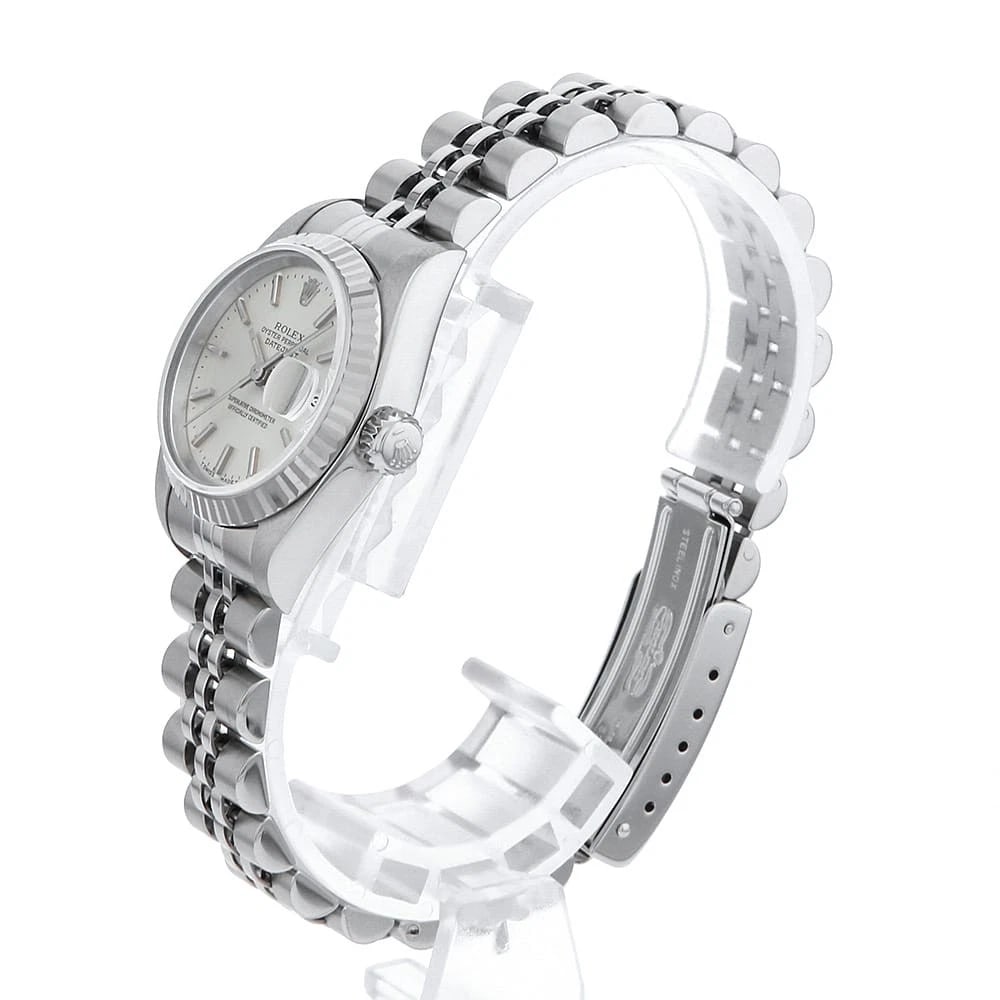 ROLEX DATEJUST SILVER WATCH - 2