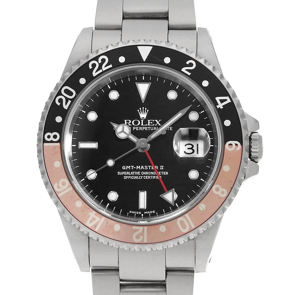 ROLEX GMT MASTER II BLACK P WATCH (1 of 6)