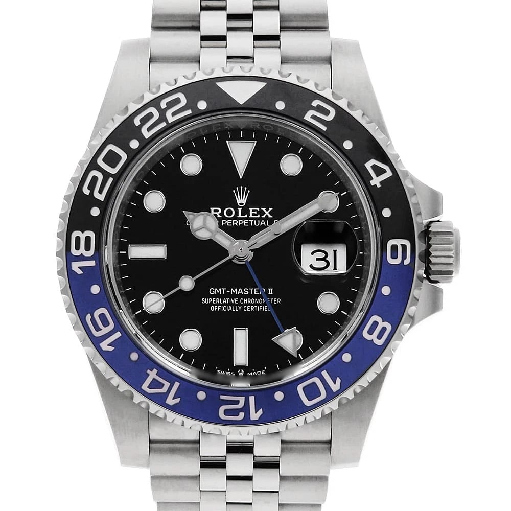 ROLEX GMT MASTER II BLACK JUBILEE BRACELET WATCH (1 of 7)
