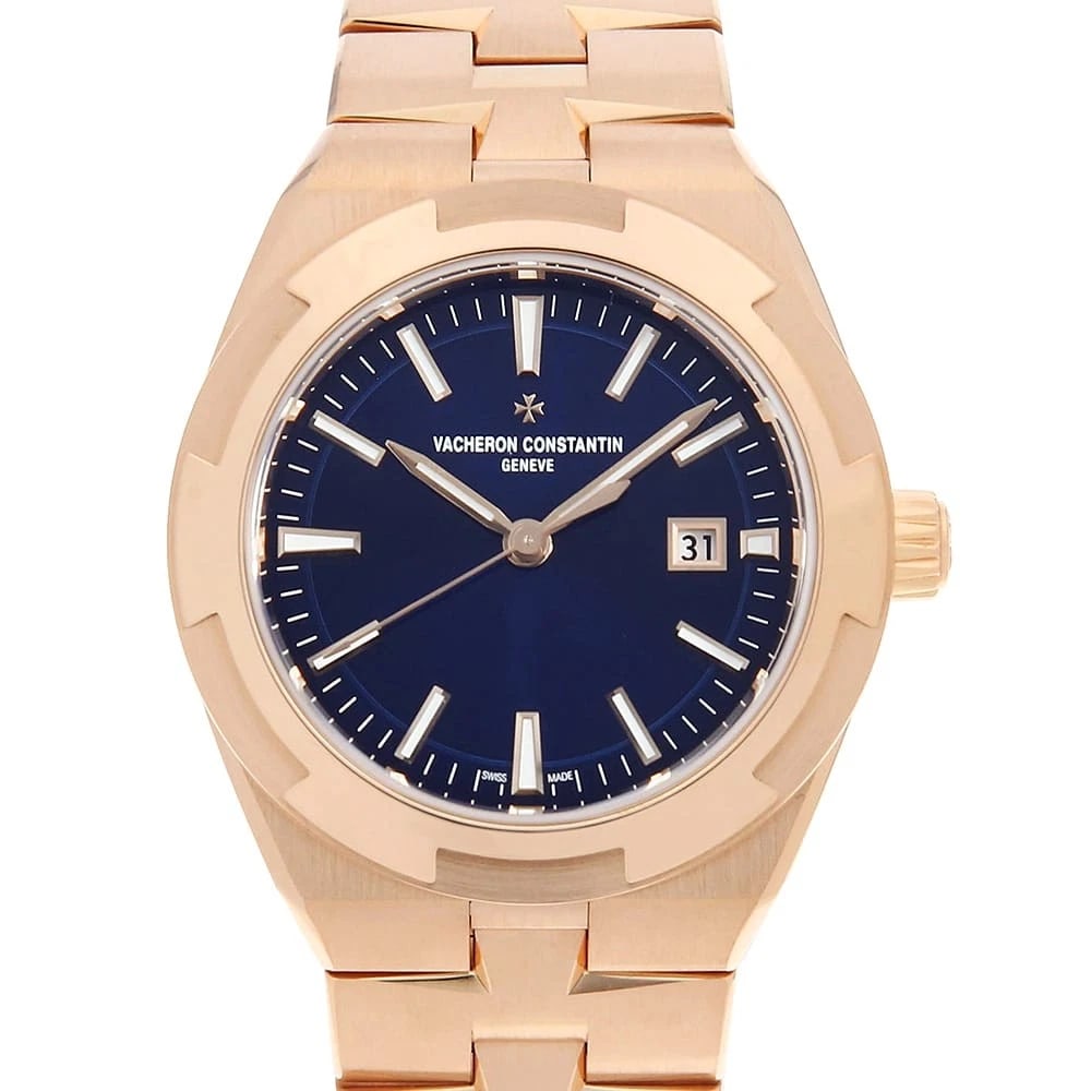 VACHERON CONSTANTIN OVERSEA'S AUTOMATIC WATCH: VACHERON CONSTANTIN Oversea's Automatic Watch Brand: VACHERON CONSTANTIN Type: Wrist watch Material: Band Material Pink Gold, Case Material Pink Gold Color: Dial Color Blue Size: Band Size