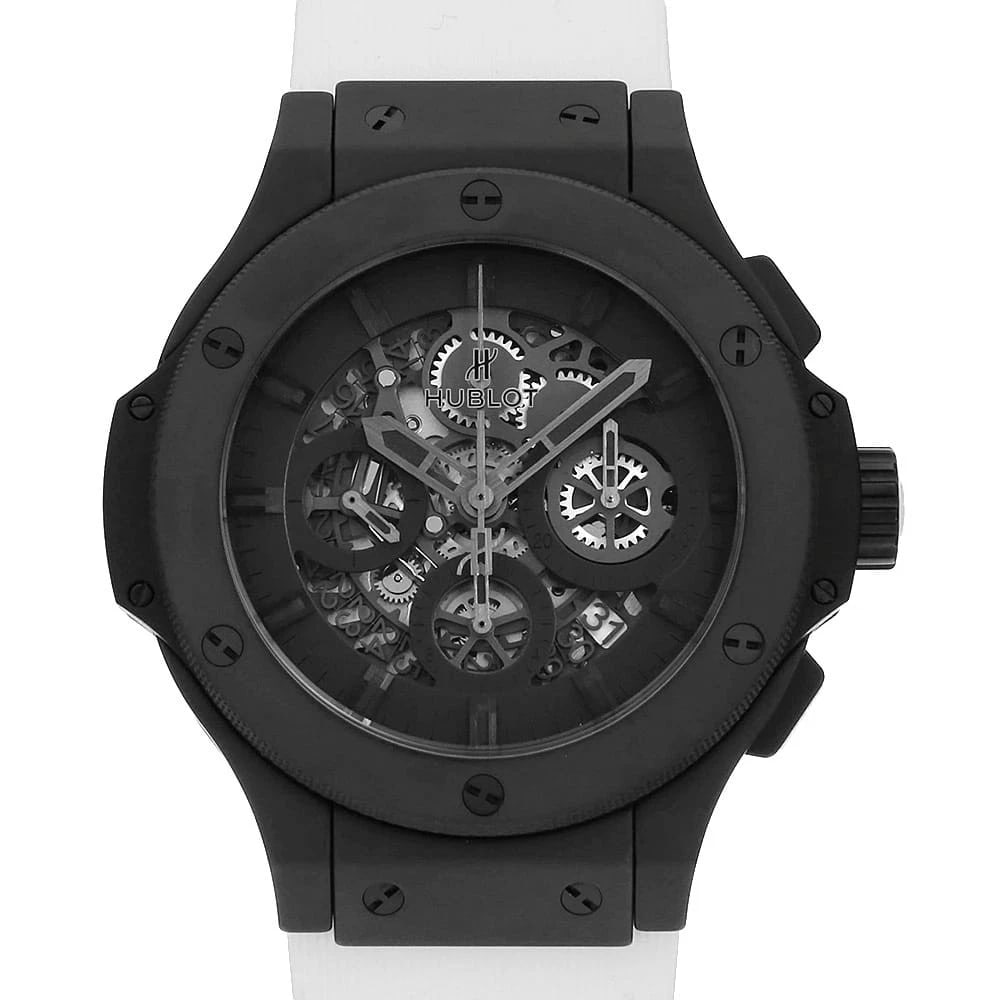 HUBLOT BIG BANG AERO BANG ALL BLACK WHITE WATCH (1 of 5)