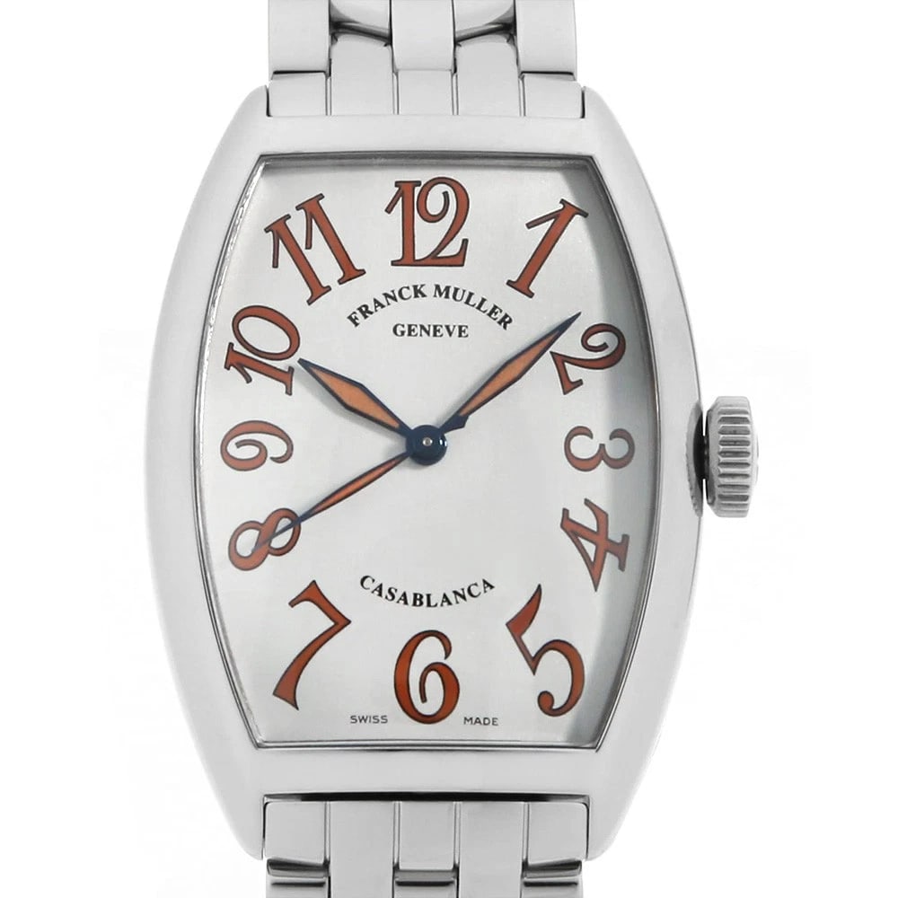 FRANCK MULLER CASABLANCA SAHARA WATCH: FRANCK MULLER Casablanca Sahara Watch Brand: FRANCK MULLER Type: Wrist watch Material: Band Material Stainless Steel, Case Material Stainless Steel Color: Dial Color White Size: Band Size 17cm (6.