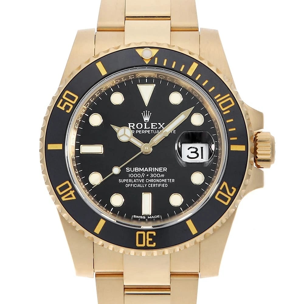 ROLEX SUBMARINER DATE BLACK WATCH (1 of 8)