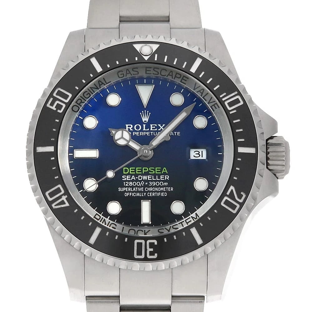 ROLEX DEEP SEA BLUE WATCH (1 of 6)