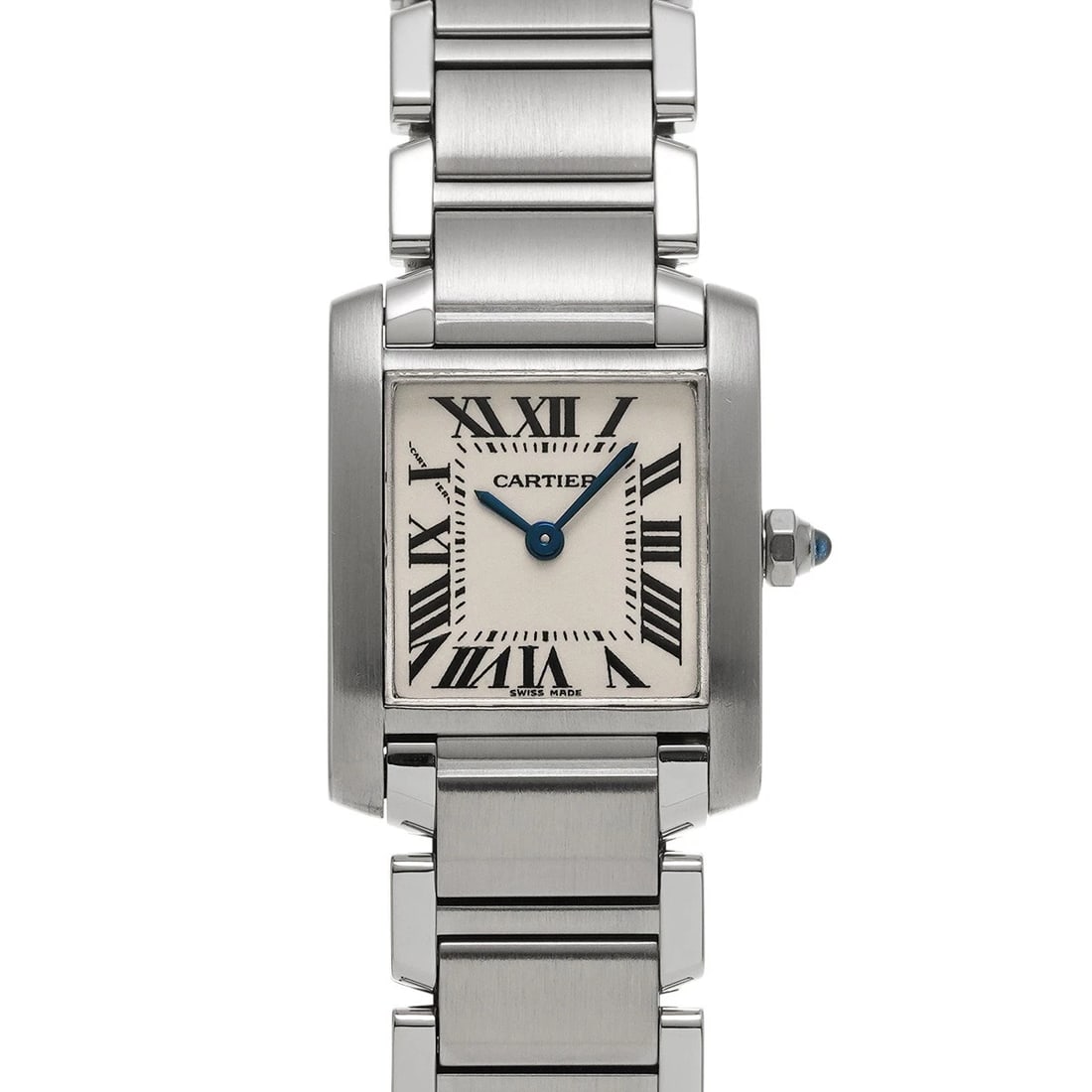 CARTIER TANK FRANCAISE SILVER WATCH: CARTIER Tank Francaise Silver WATCH Brand: CARTIER Type: Wristwatch Material: Band Material Stainless steel, Case Material Stainless steel Color: Dial Color Silver Size: Case H/about 18mm