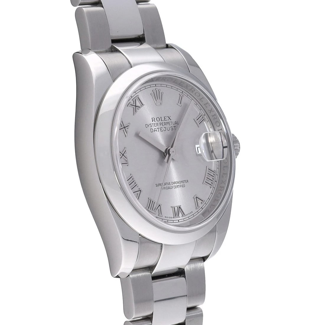ROLEX DATEJUST GRAY WATCH - 3