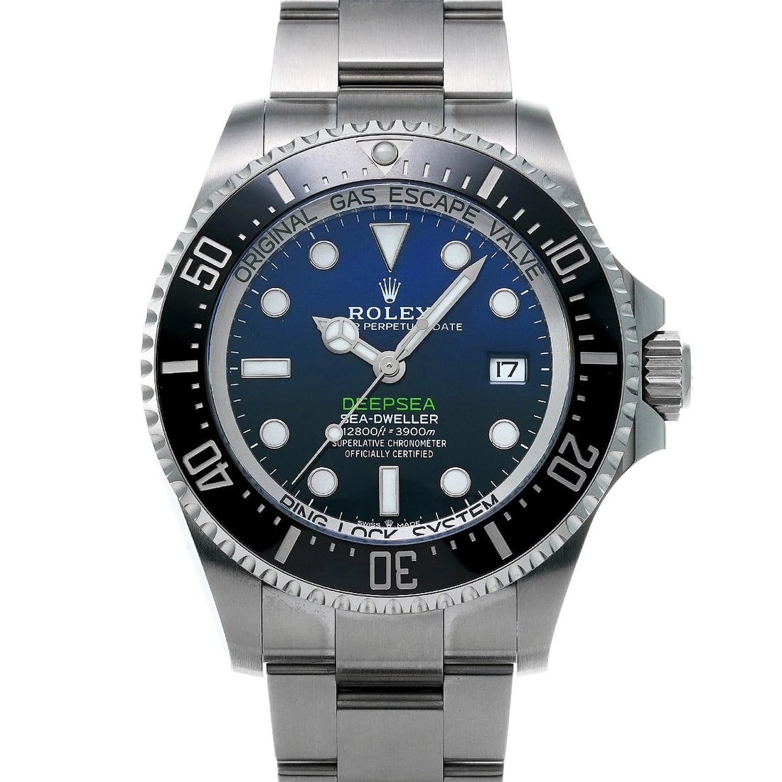 ROLEX DEEPSEA D BLUE WATCH: ROLEX Deepsea D Blue WATCH Brand: ROLEX Type: Wristwatch Material: Band Material Stainless steel, Case Material Stainless steel Color: Dial Color D-Blue Size: Case H/about 44mm W/about 44mm