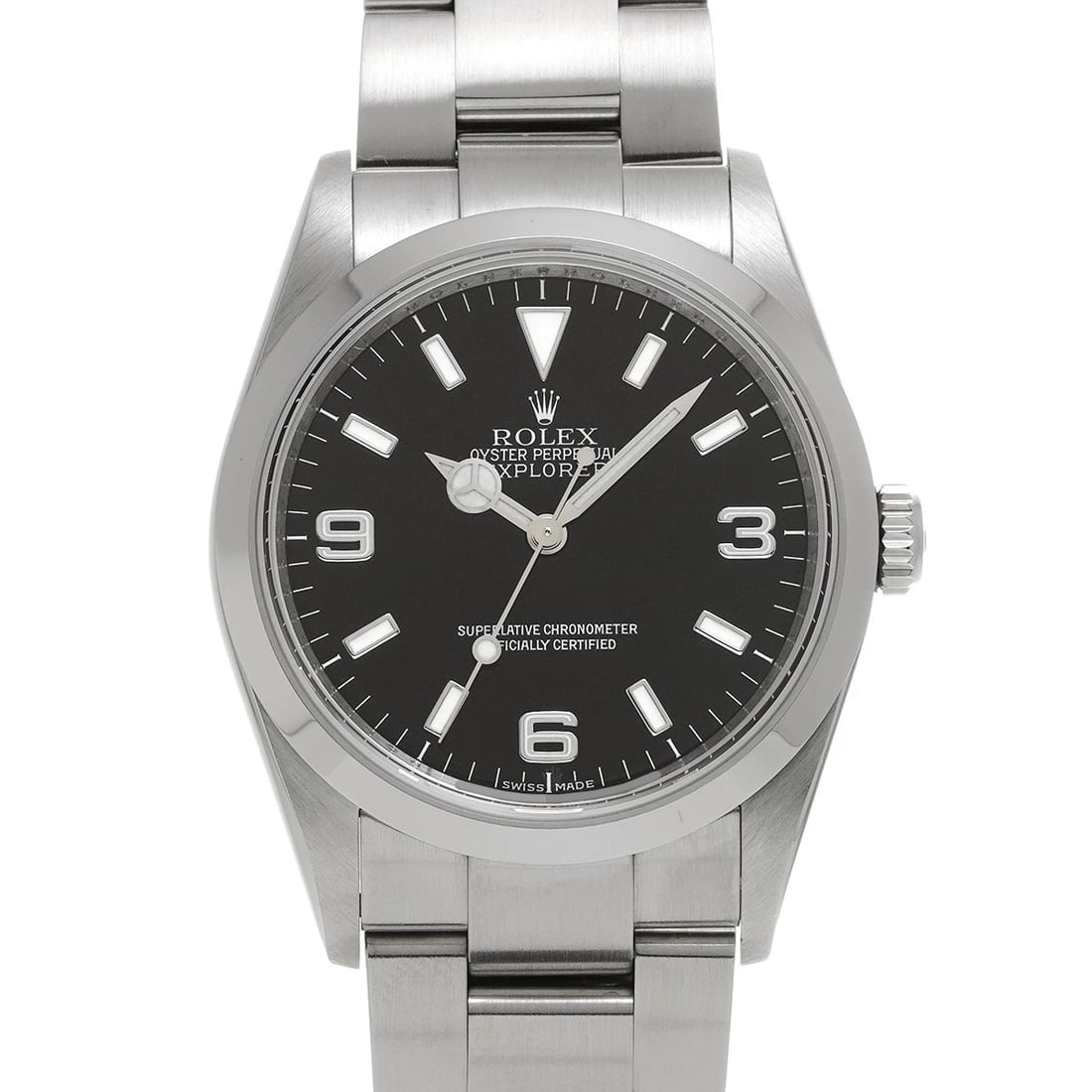 ROLEX EXPLORER BLACK WATCH: ROLEX Explorer black WATCH Brand: ROLEX Type: Wristwatch Material: Band Material Stainless steel, Case Material Stainless steel Color: Dial Color black Size: Case H/about 36mm W/about 36mm