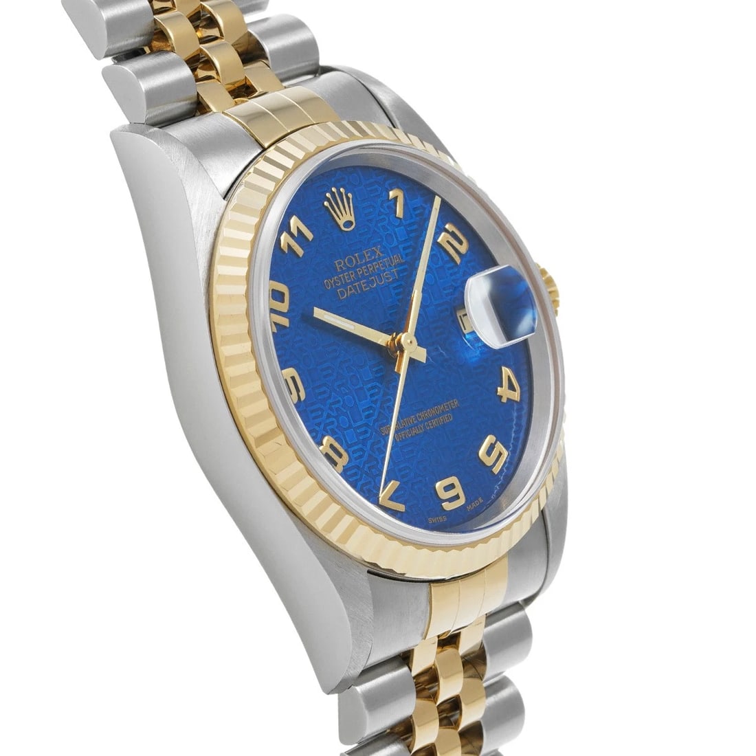 ROLEX DATEJUST BLUE COMPUTER WATCH - 3