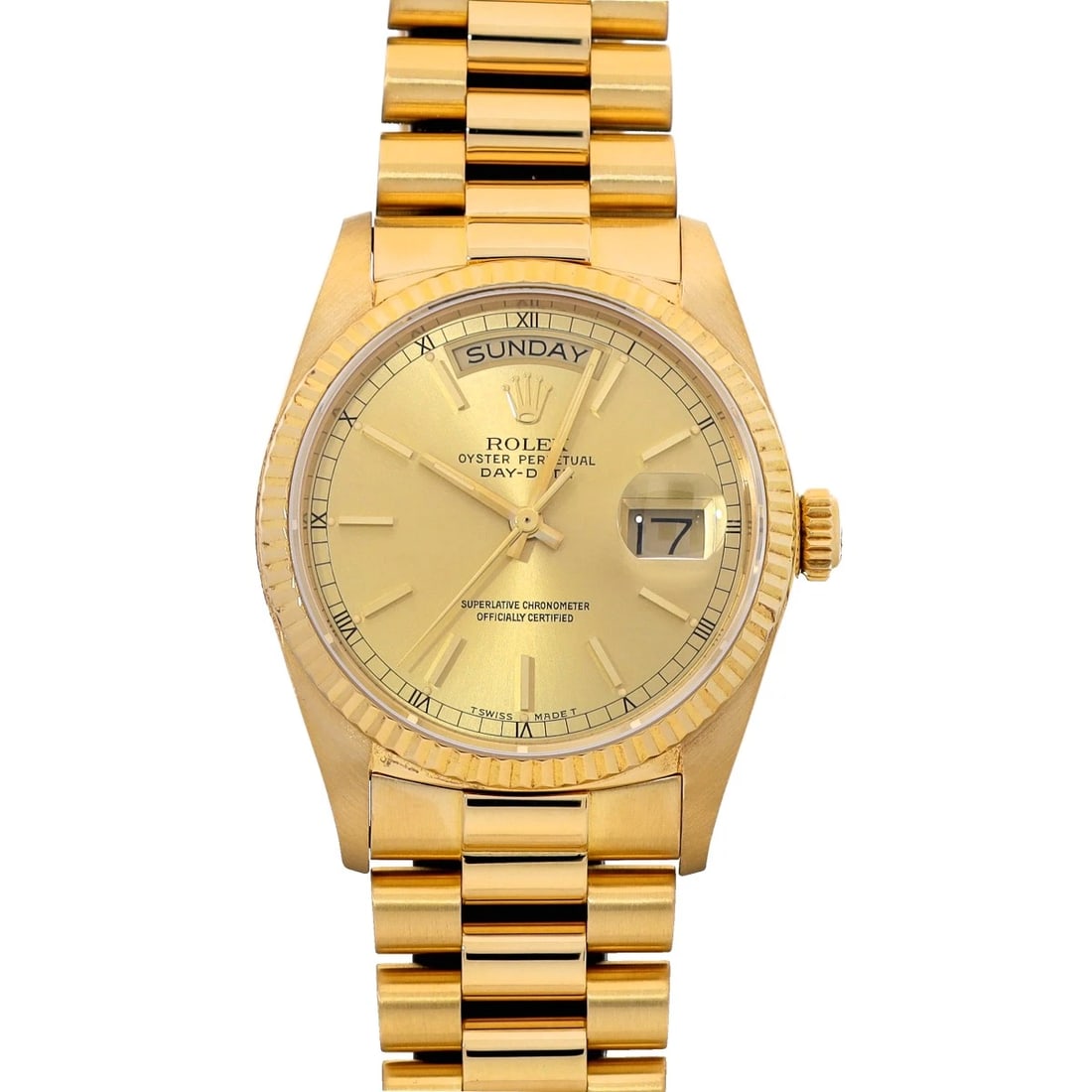 ROLEX DAY DATE CHAMPAGNE WATCH (1 of 5)