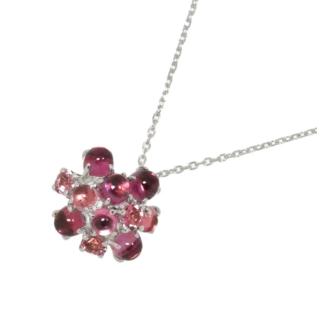TASAKI TOURMALINE NECKLACE 18K WHITE GOLD 750: TASAKI Tourmaline Necklace 18K White Gold 750 Brand: TASAKI Type: Necklace Material: 18K White Gold Main Stone Natural Color: White Gold Size: internal circumference of the chain:17.7inch