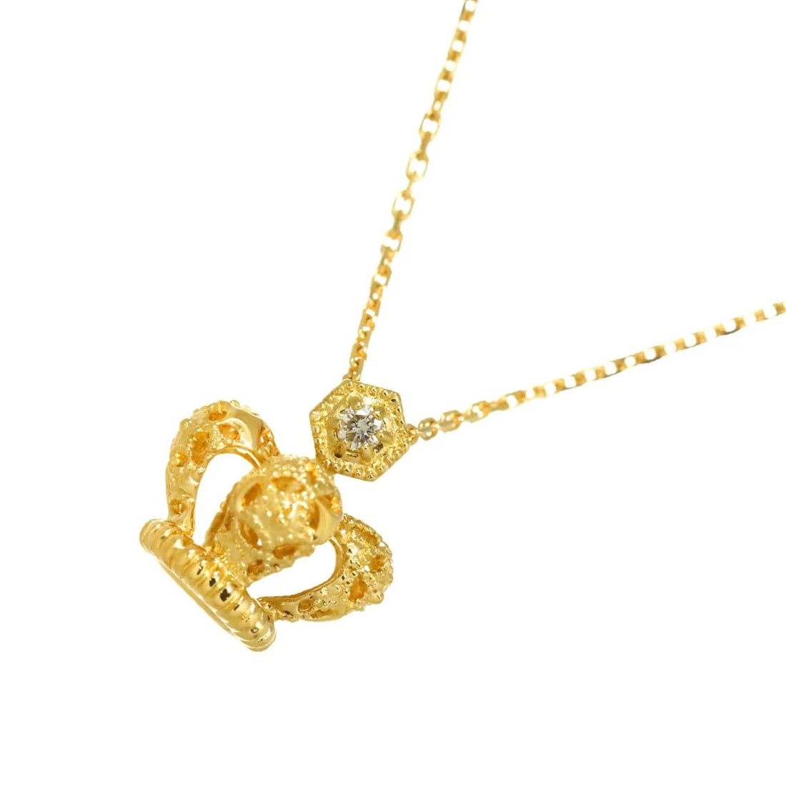 DIAMOND NECKLACE 18K YG YELLOW GOLD 750: Diamond Necklace 18K YG Yellow Gold 750 Brand: Unbranded Type: Necklace Material: 18K Yellow Gold Main Stone Natural Color: Yellow Gold Size: internal circumference of the