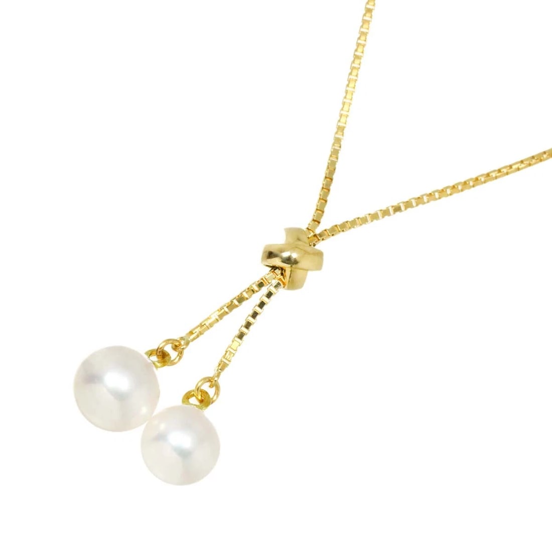 TASAKI AKOYA PEARL NECKLACE 18K YG: TASAKI Akoya Pearl Necklace 18K YG Brand: TASAKI Type: Necklace Material: 18K Yellow Gold Main Stone Akoya Pearl Color: Yellow Gold Size: internal circumference of the chain:18.9inch to 17.3inch T