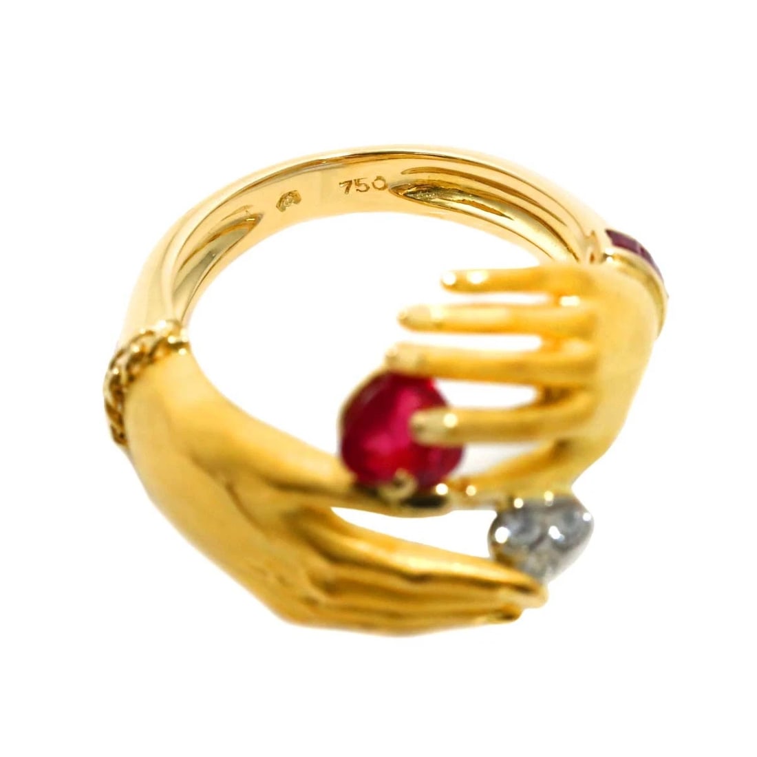 CARRERA Y CARRERA RUBY DIAMOND RING - 3