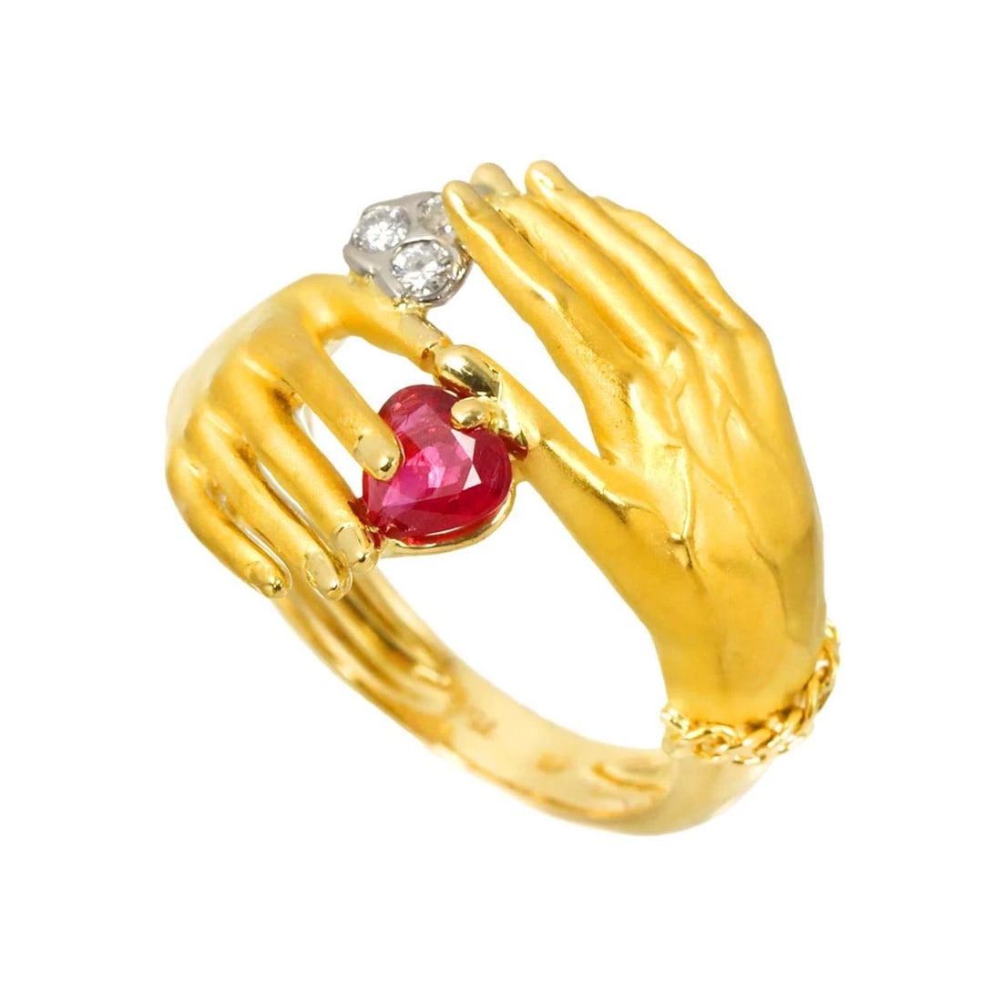 CARRERA Y CARRERA RUBY DIAMOND RING - 5
